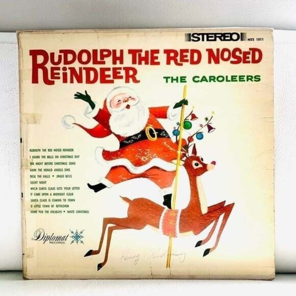 LP The Caroleers - Rudolph The Red Nose Reindeer Vinyl Record